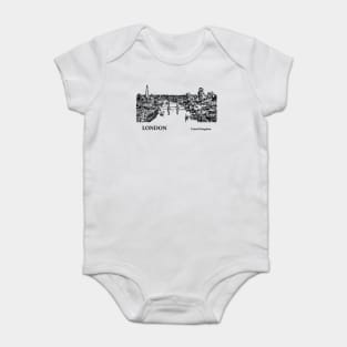 London United Kingdom Baby Bodysuit